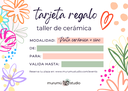 Tarjeta regalo - Pinta cerámica + vino